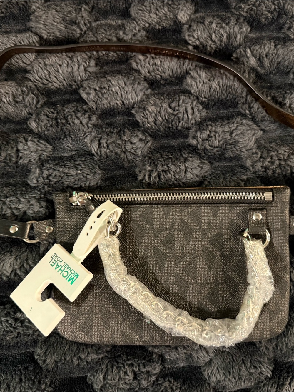 Michael Kors Black Logo Crossbody Beltbag